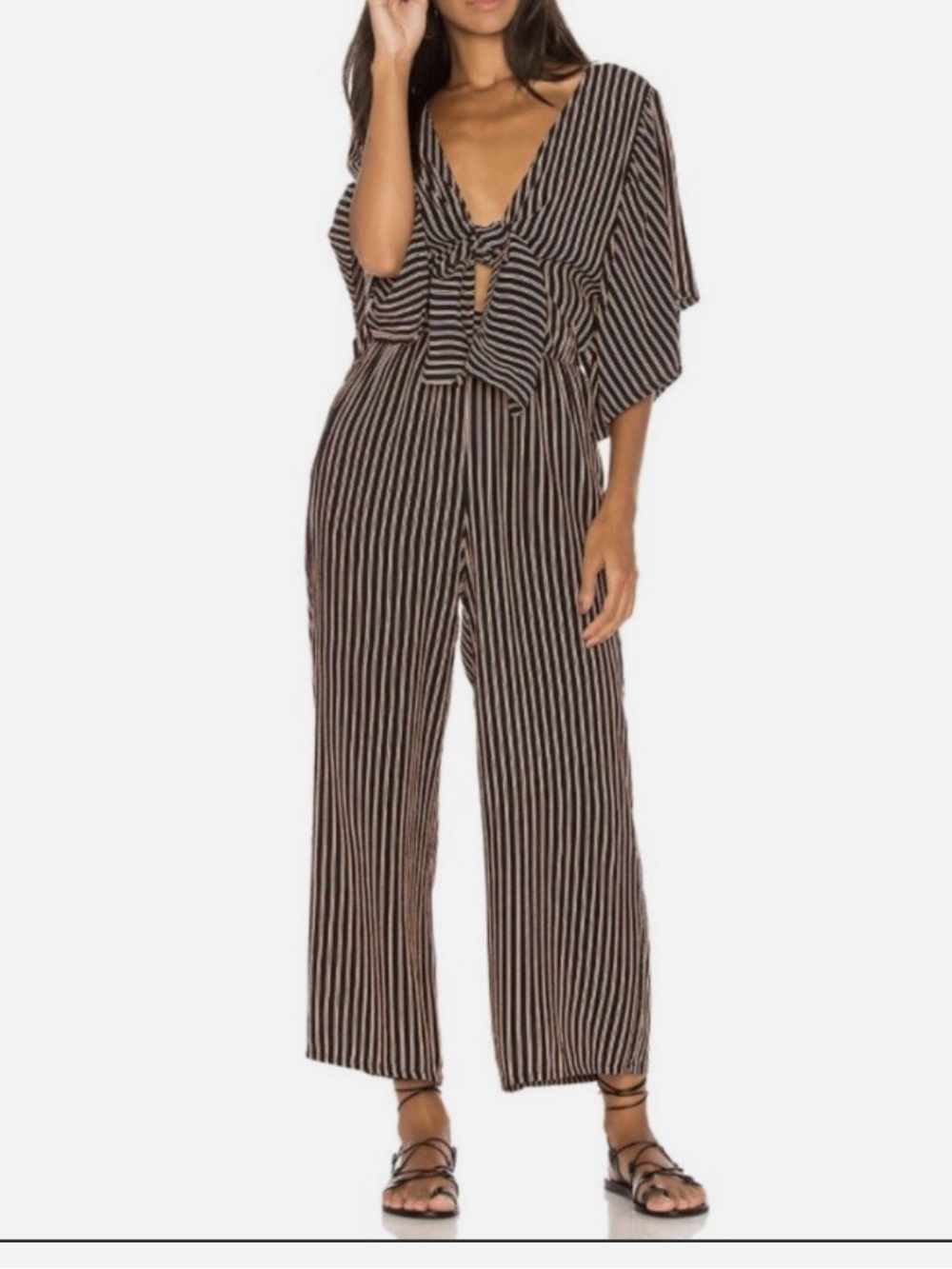 FAITHFULL Striped Jumpsuit